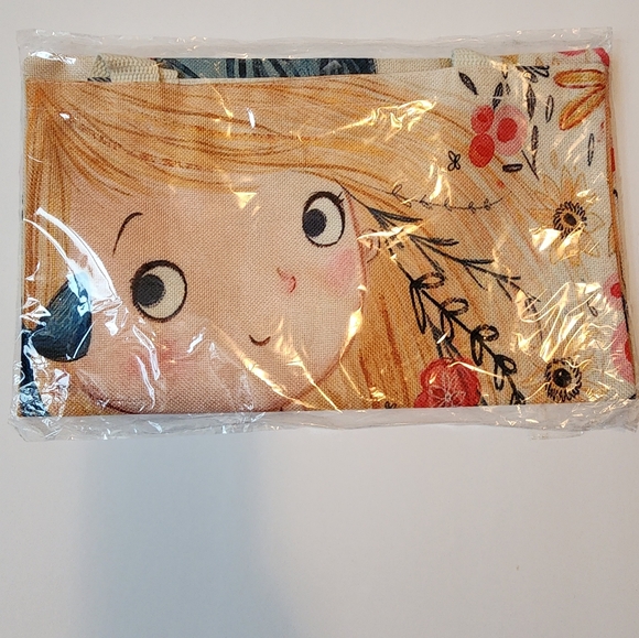 Cute fabric bag reusable bag. New without tags - Picture 4 of 5